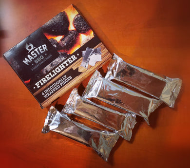 Master BBQ Firelighters per packet (individualy wrapped)