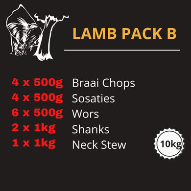 LAMB PACK B  10kg