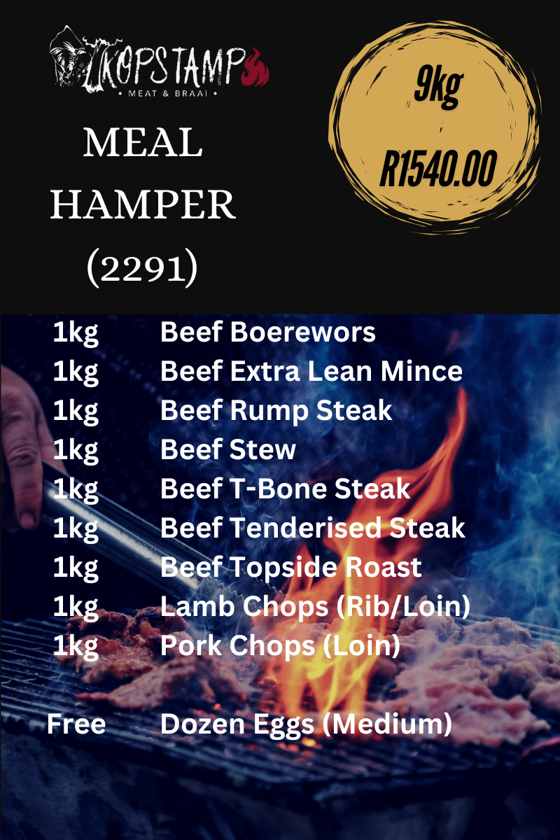 Meal Hamper (2291) - Meat for a family of 4.
